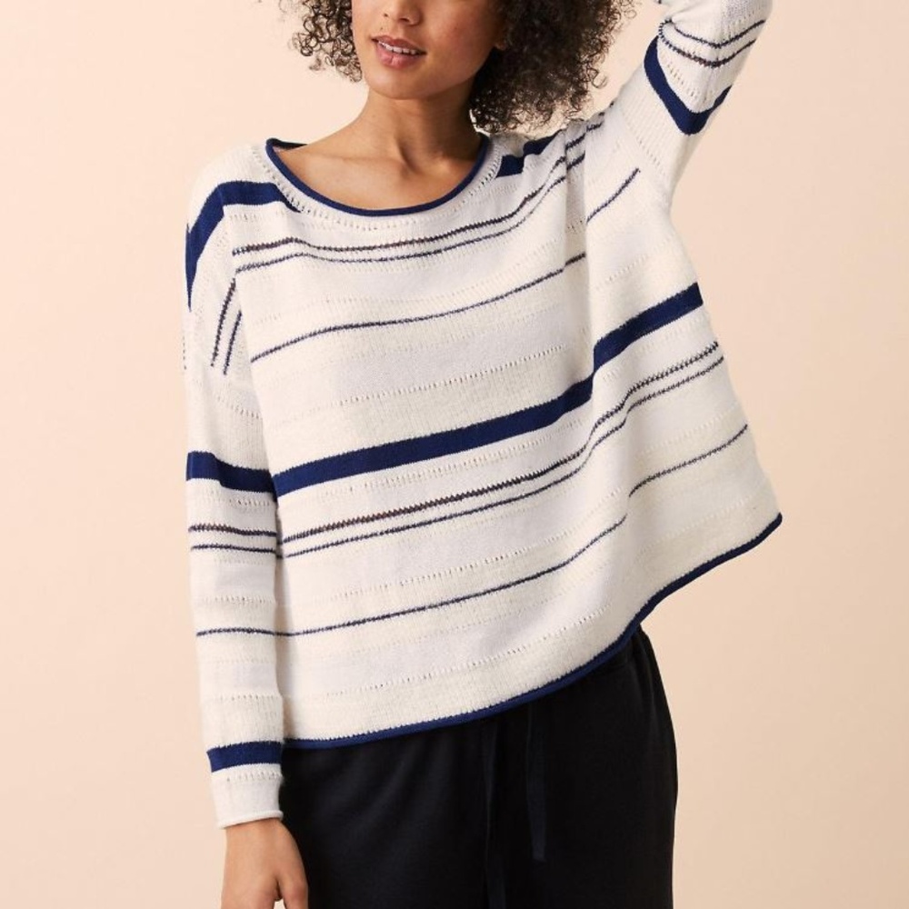 Ann Taylor LOFT Lou & Grey Stripemix New w Tags